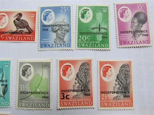 Swaziland Mint Set R2 High Value + 3C Mint Overprint - Value R800.00+++
