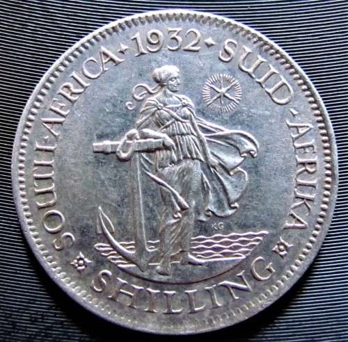 1932 1/ SHILLING EXCELLENT 80% SILVER HIGH VALUE**SCARCE**R1 START