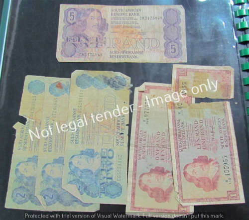 SA NOTES ASSORTMENT - DESTINED FOR DESTRUCTION - WELL USED FROM BANK