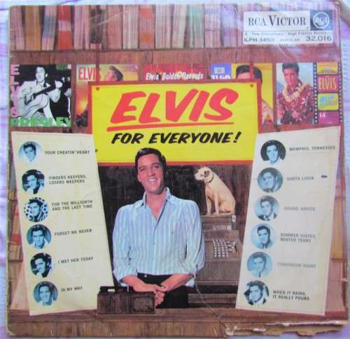ELVIS - FOR EVERYONE - VINTAGE LP **SCARCE**