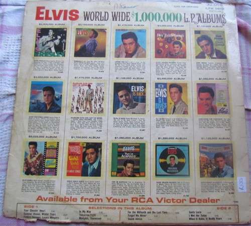 ELVIS - FOR EVERYONE - VINTAGE LP **SCARCE**