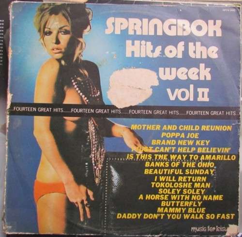 VINTAGE VINYL LP - SPRINGBOK HITS OF THE WEEK VOLII