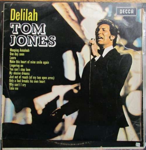 VINTAGE VINYL LP - TOM JONES - DELILAH - DECCA