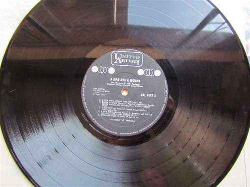 A MAN AND A WOMAN  VINTAGE LP OF MOVE SOUNDTRACK - 1966