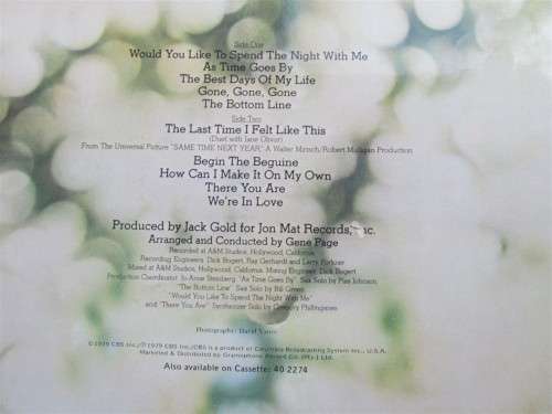 JOHNNY MATHIS - THE BEST DAYS OF MY LIFE - VINTAGE LP - EXCELLENT