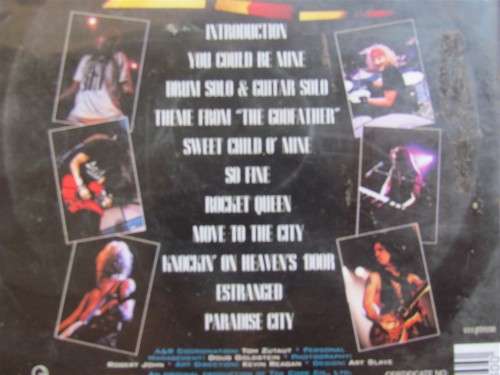 GUNS & ROSES DVD X 2 - USE YOUR ILLUSION 1 & 2  - GREAT CONDITION