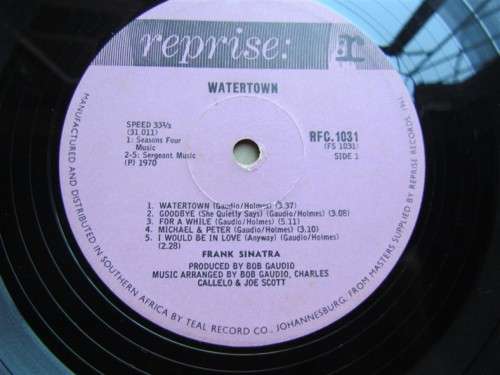 FRANK SINATRA WATERTOWN - VINTAGE LP