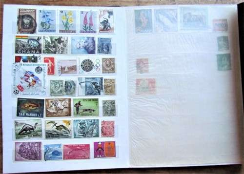STOCKBOOK ALBUM WORLD STAMPS - LOW LOW START