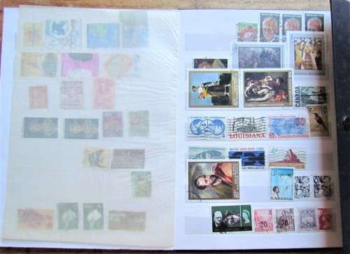 STOCKBOOK ALBUM WORLD STAMPS - LOW LOW START