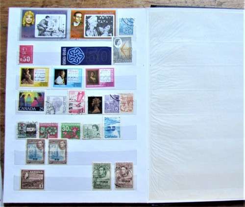 STOCKBOOK ALBUM WORLD STAMPS - LOW LOW START