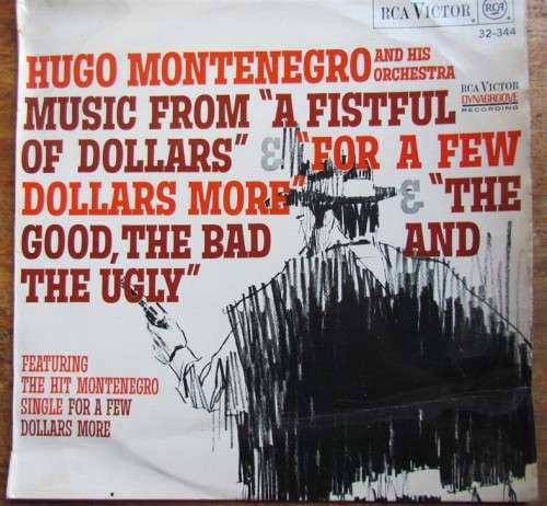 VINTAGE LP WESTERN MOVIES,GOOD THE BAD & THE UGLY,HUGO MONTENEGRO