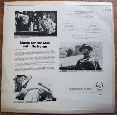 VINTAGE LP WESTERN MOVIES,GOOD THE BAD & THE UGLY,HUGO MONTENEGRO