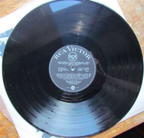 VINTAGE LP WESTERN MOVIES,GOOD THE BAD & THE UGLY,HUGO MONTENEGRO