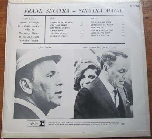VINTAGE LP FRANK SINATRA , SINTRA MAGIC