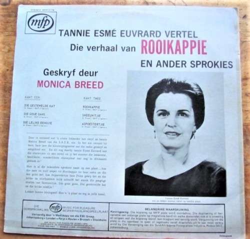 ROOI KAPPIE - TANNIE ESME EUVRARD - VINTAGE LP