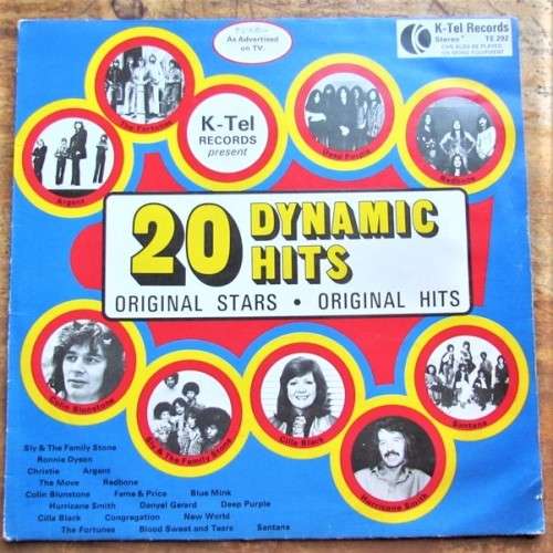 20 X DYNAMIC HITS - VINTAGE LP - K TEL RECORDS - DEEP PURPLE