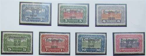 WEATHER - FLOODS  - OVERPRINT SURCHARGE SET - 1 BID FOR ALL