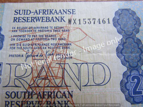 2 X G DE KOCK WX REPLACEMENT NOTES R2.00 UNC/AU/EF+BID PER NOTE+