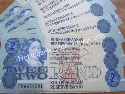 7 x DE KOCK CONSECUTIVE R2 NOTES (FM) UNC **BID PER NOTE**