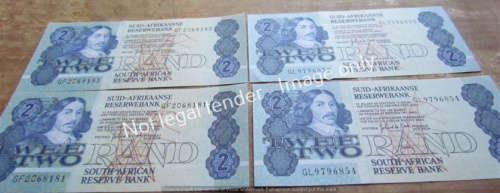 4 x DE KOCK R2 NOTES (G ASS.) UNC **BID PER NOTE**