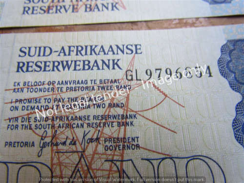 4 x DE KOCK R2 NOTES (G ASS.) UNC **BID PER NOTE**
