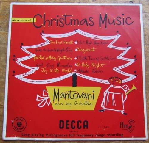 DECCA RECORDS SA PRESSING VINTAGE CHRISTMAS MUSIC - MANTOVANI