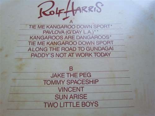 ROLF HARRIS - THE VERY BEST $ LIVE - VINTAGE LP