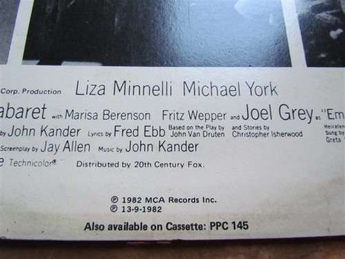 LIZA MINNELI - LIFE IS A CABARET -VINTAGE LP