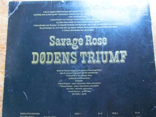 SAVAGE ROSE - DODENS TRIUMF - VINTAGE LP
