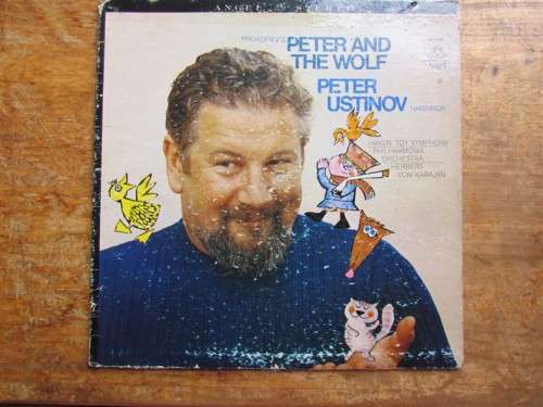 PETER AND THE WOLF - PETER USTINOV - VINTAGE LP