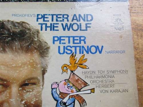 PETER AND THE WOLF - PETER USTINOV - VINTAGE LP