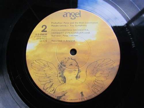 PETER AND THE WOLF - PETER USTINOV - VINTAGE LP