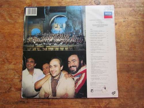 CARRERAS + DOMINGO + PAVAROTTI IN CONCERT = VINTAGE LP
