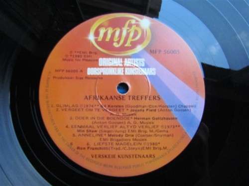 AFRIKAANSE TREFFERS  EARLY PRESSING - VINTAGE LP