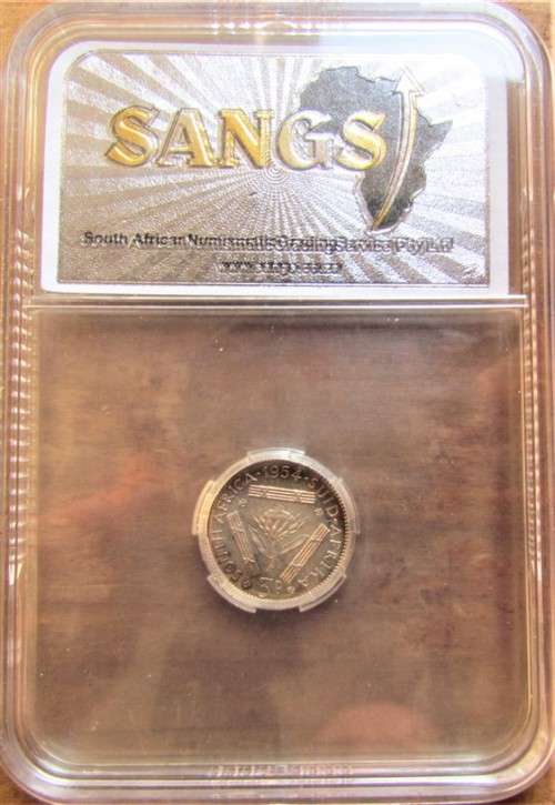 $$CRAZY R1 START$$ 1954 Proof 3d PF60 Silver