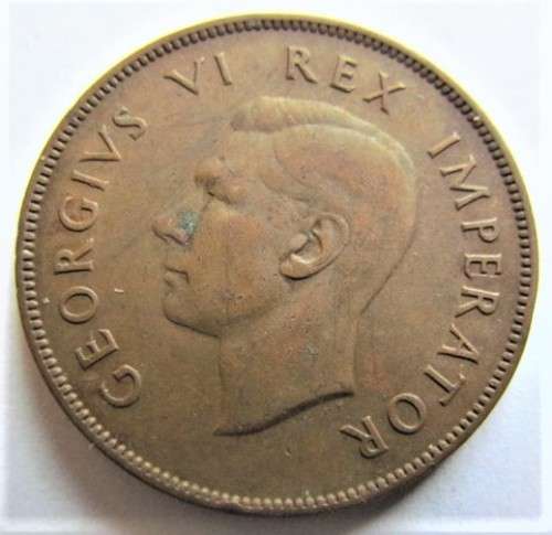 1937 1 PENNY 1d **SCARCE LOW MINTAGE** GREAT DETAILS