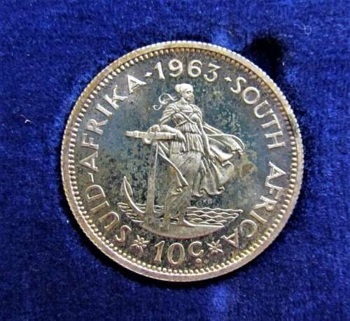 @@  CRAZY R1 START @@ 1963 PROOF SET IN SA MINT BOX #PROOF SILVER#