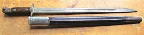 1907 WWI BAYONET 55cm WILKINSON + SHEATH @@@ CRAZY R1 START @@@