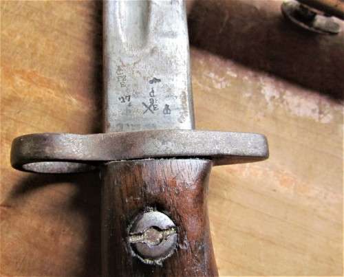 1907 WWI BAYONET 55cm WILKINSON + SHEATH @@@ CRAZY R1 START @@@