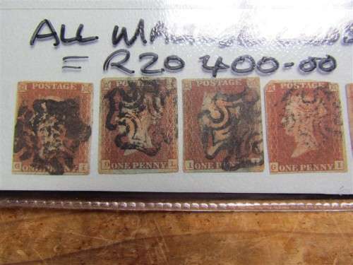 18 x Penny Reds Imperf Maltese Cross Catalogue Value R20 400.00 **LOW START**