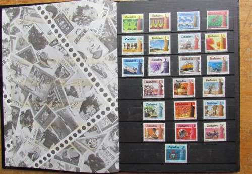 $$CRAZY START$$ ALBUM + ZIMBABWE STAMP COLLECTION