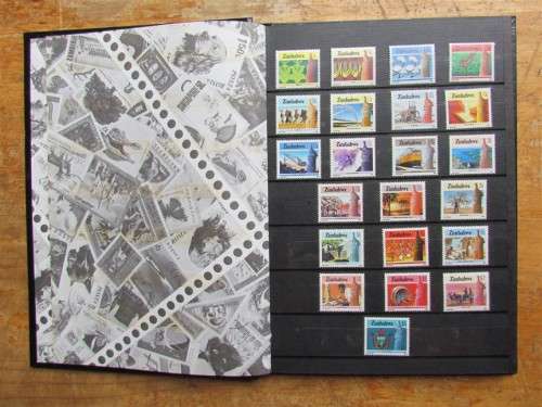 $$CRAZY START$$ ALBUM + ZIMBABWE STAMP COLLECTION