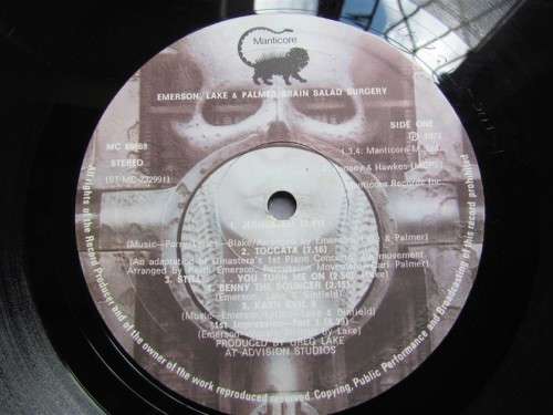 EMERSON,LAKE and PALMER -BRAIN SALAD SURGERY- VINTAGE LP