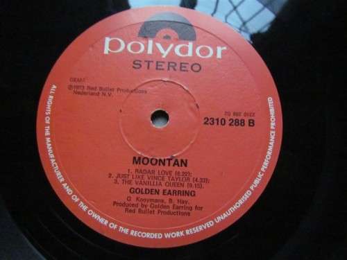 GOLDEN EARRING MOONTAN ORIGINAL VINTAGE VINYL LP