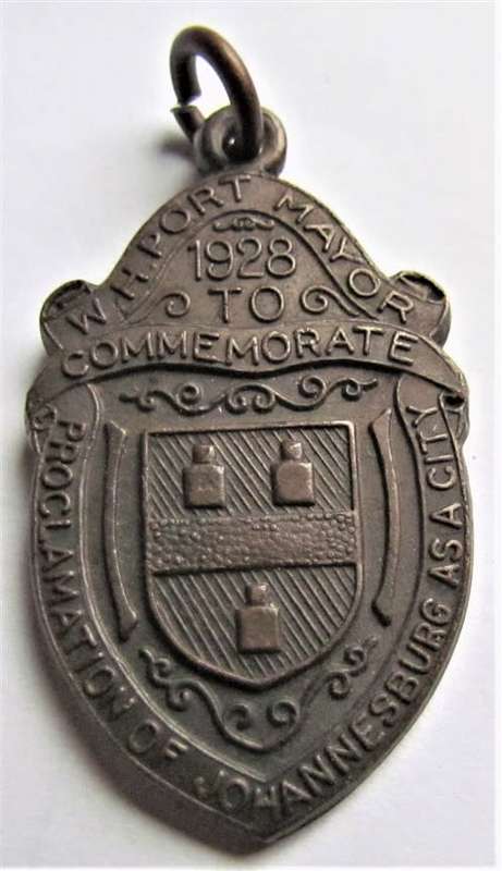 1928 Proclamation of JHB as a City - Commemorative Pendant R375.00