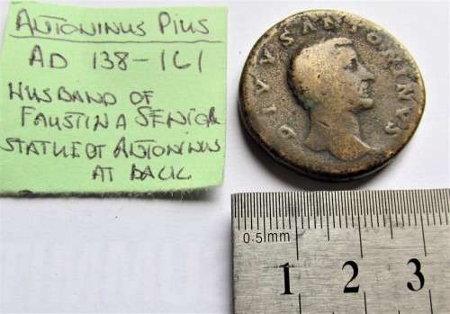 Antoninus Pius AD138-161 **Rare Roman Coin**!! R1000.00**INCLUDES COURIER TO DOOR