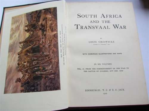 SOUTH AFRICA & TRANSVAAL WAR - VOLUME 2 (of 6) - LOUIS CRESWICK