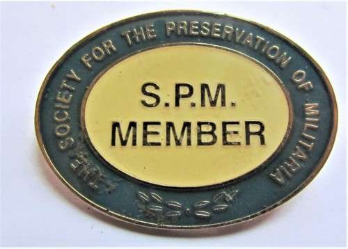 Society for the Preservation of Militaria Badge