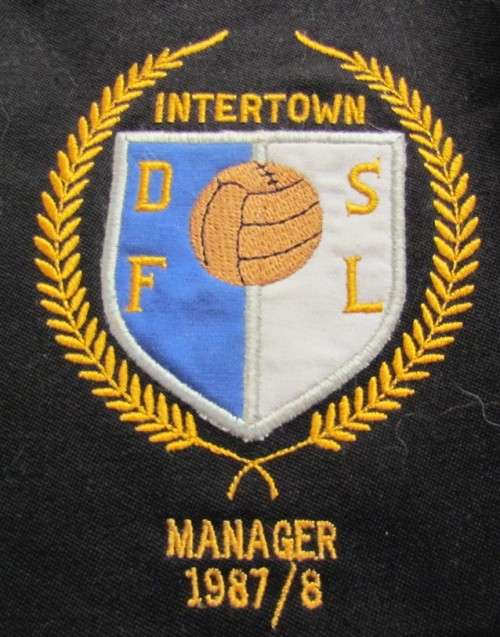 DFSL 1987/88 INTERTOWN SOCCER MANAGER BLAZER POCKET