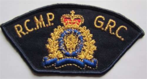 Vintage RCMP Royal Canadian Mounted Police GRC Patch